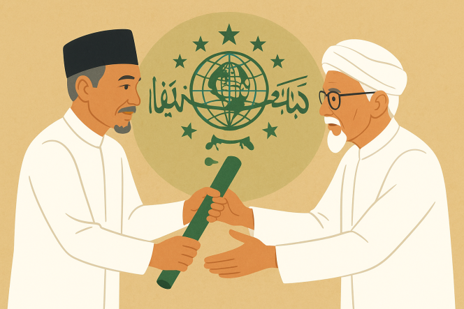 Ilustrasi sejarah kepemimpinan NU Purwakarta (dok. Istimewa)