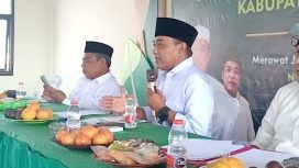 Ketua panitia pelaksana Peringatan Hari Santri Nasional PCNU Kabupaten Purwakarta Tahun 2025, Gusmun