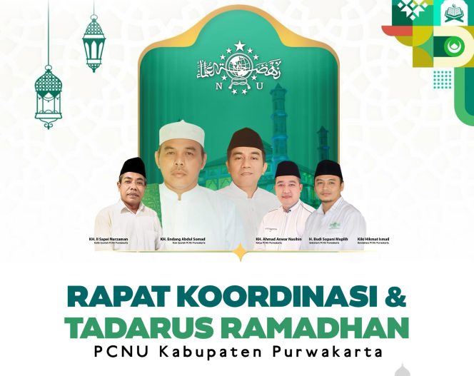 PCNU Purwakarta Akan Gelar Rapat Koordinasi dan Tadarus Ramadhan